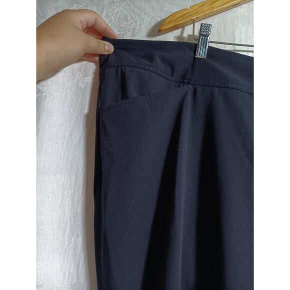 Lane Bryant Pants 28 Black Wide Leg Dress - Picture 3 of 14